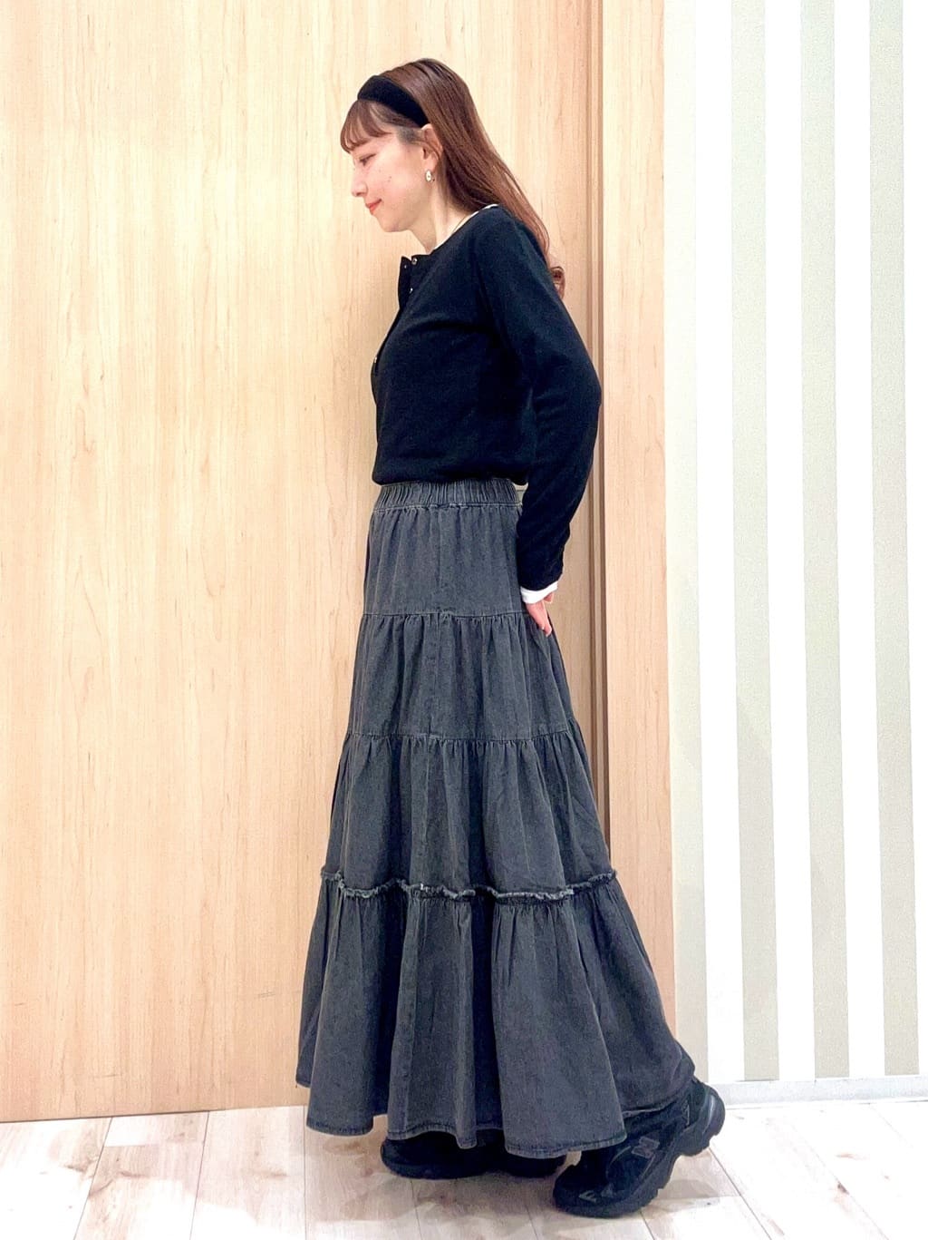 ririさんの「SHOO･LA･RUE｜スクエアミニショルダーバッグ」を使ったコーディネート