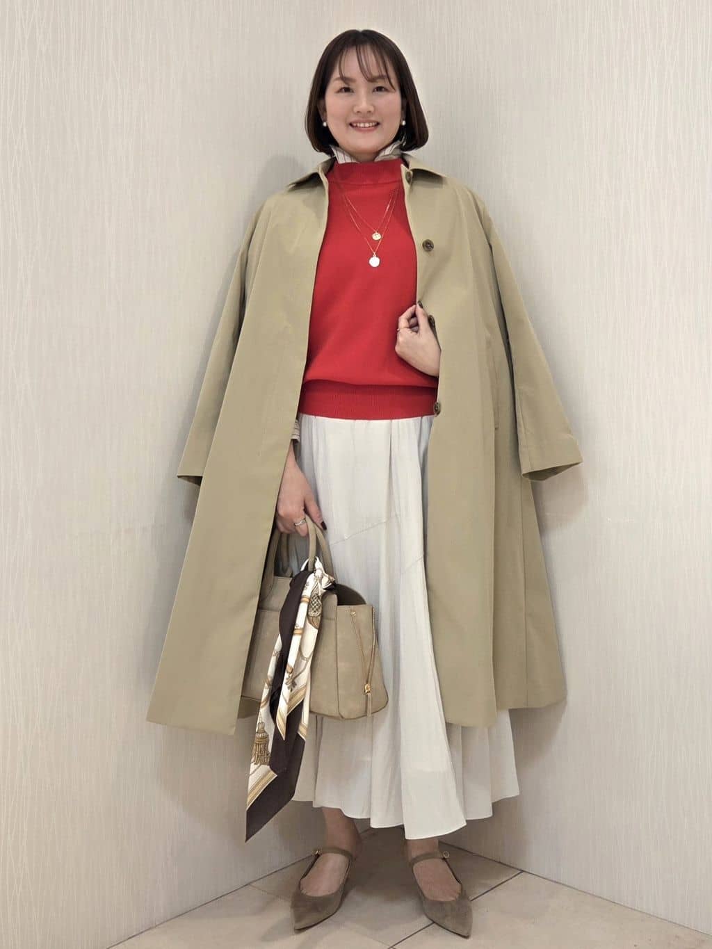 naokoさんの「UNTITLED｜【洗える】ミラノリブニット」を使ったコーディネート