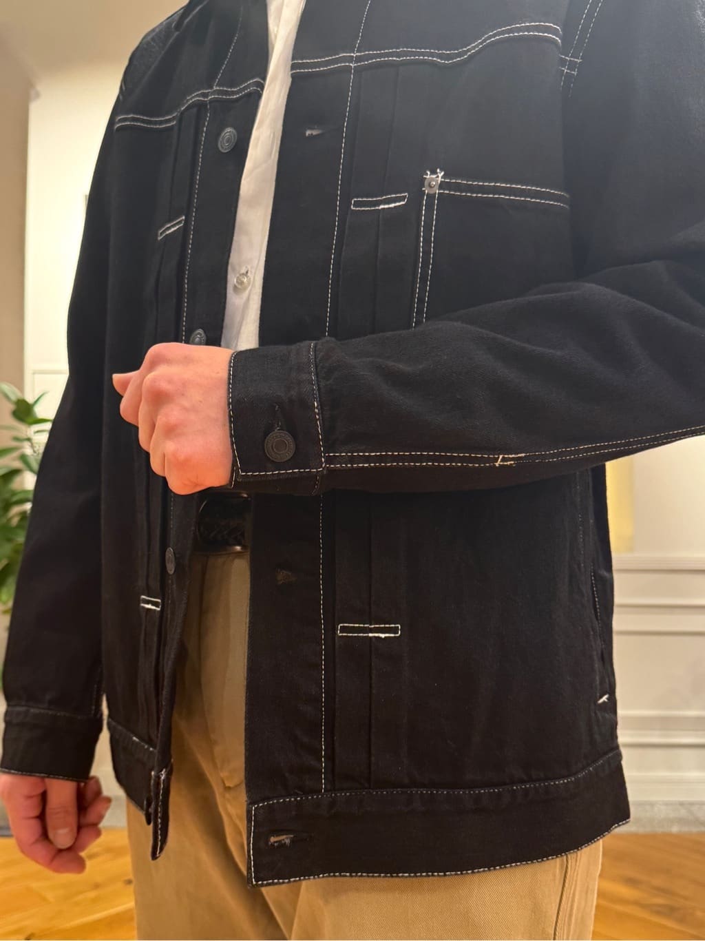 kawarataniさんの「DRESSTERIOR｜◆【セットアップ可】CONEデニム Gジャン」を使ったコーディネート