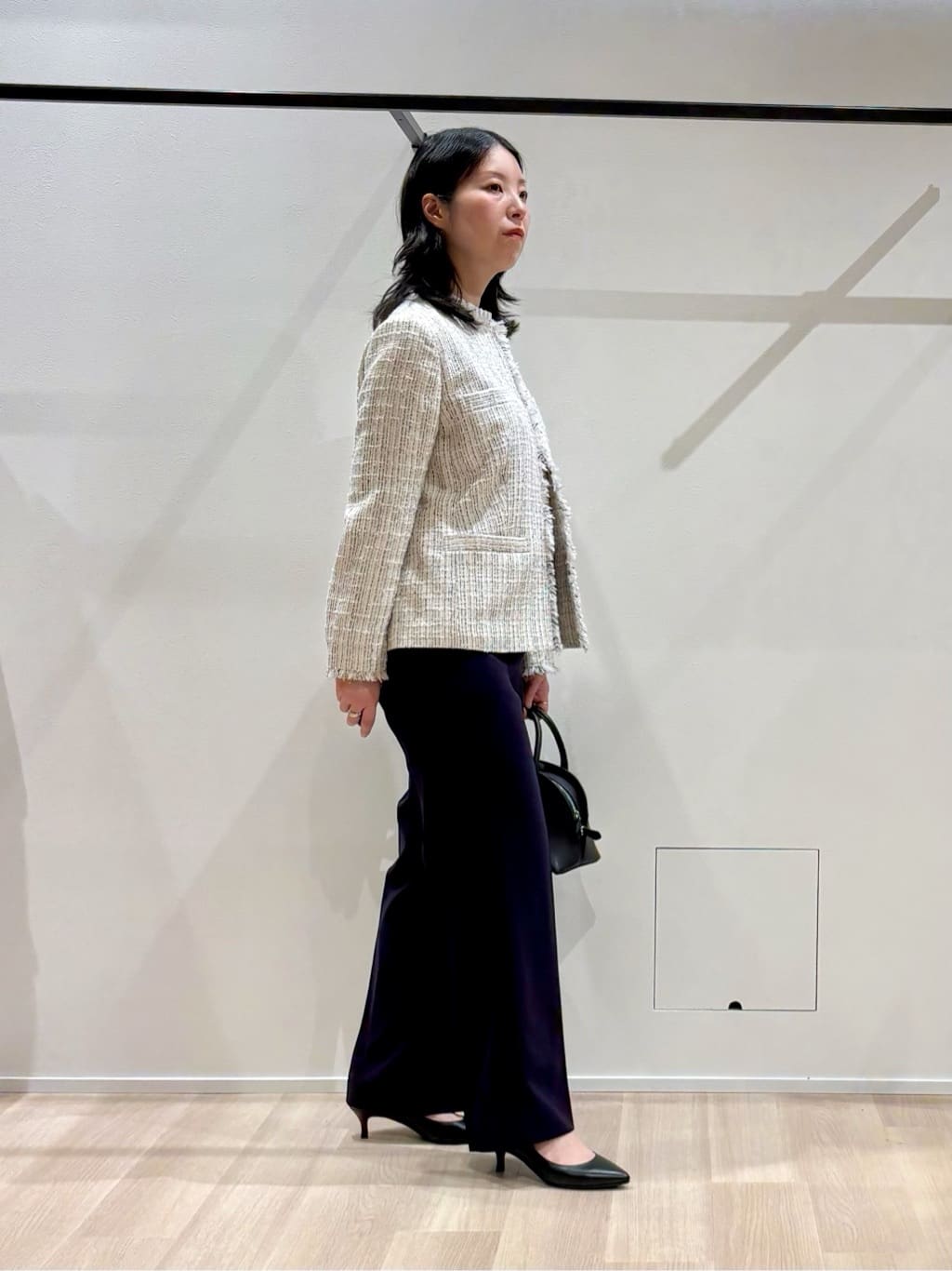 yさんの「UNTITLED｜【仕事着/スーツ】ファンシーツイード ジャケット」を使ったコーディネート
