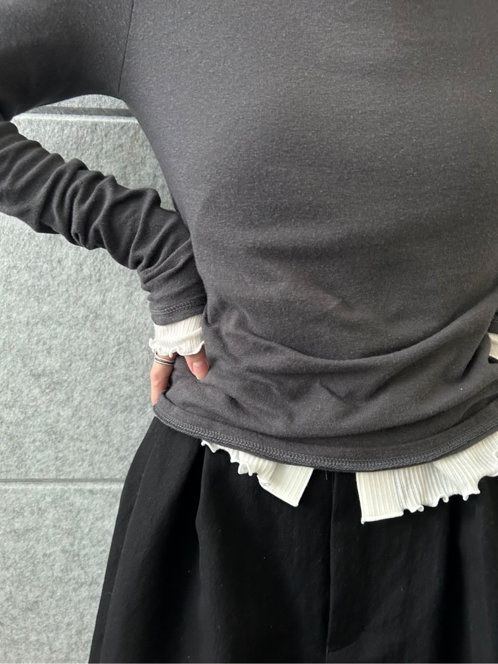 honoka Aさんの「CODE A｜backline elastic pullover」を使ったコーディネート