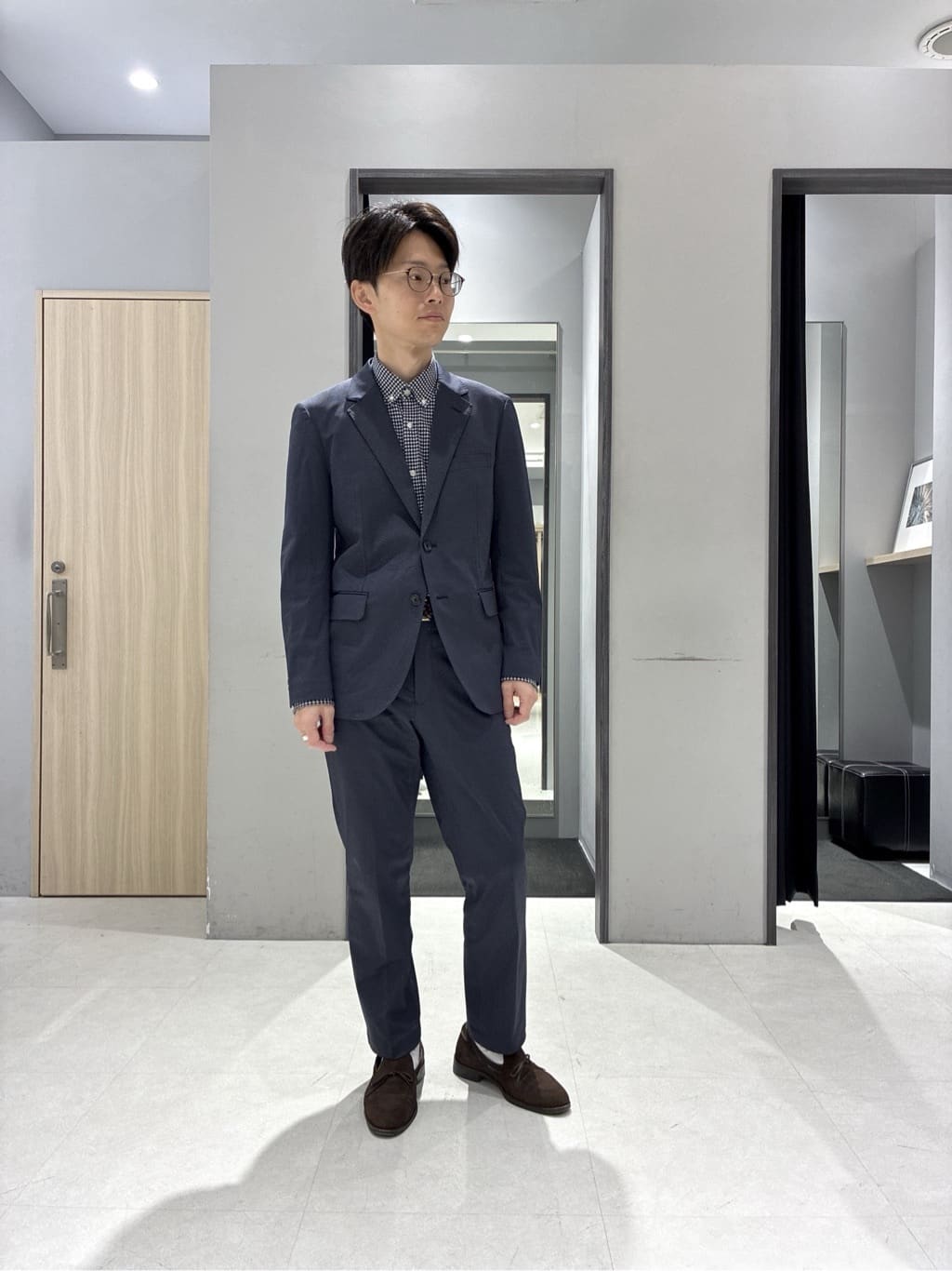 わいずみさんの「TAKEO KIKUCHI｜【ダウンライナー付き】ドビースタンドカラーコート」を使ったコーディネート