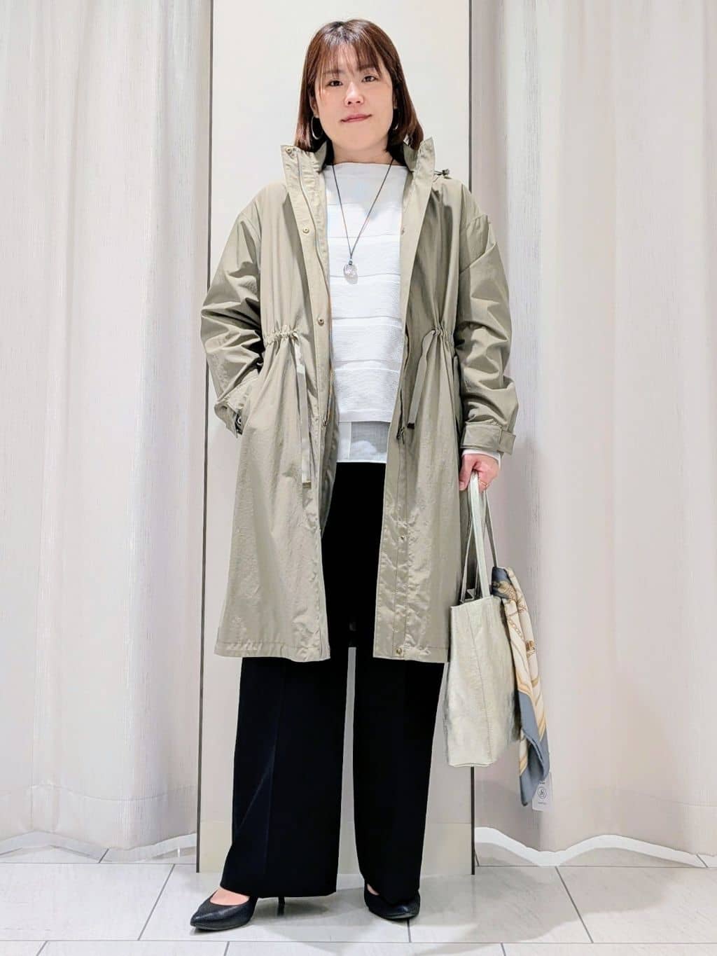 Onumaさんの「UNTITLED｜◆【ゆったり/洗える】クロップドニットプルオーバー」を使ったコーディネート