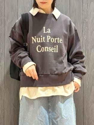 meiさんの「SHOO･LA･RUE｜【SHOO・LA・RUE DENIM】シンプルだから使いやすい Aラインスカート」を使ったコーディネート