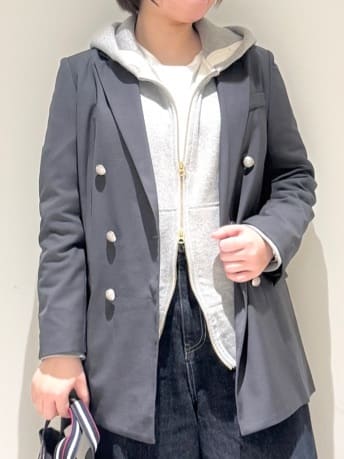 Liriさんの「Dessin｜【洗える】ワイドカーブシルエット12OZデニム」を使ったコーディネート