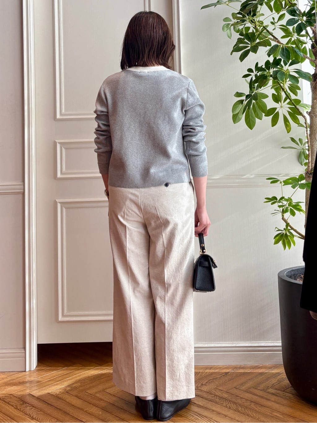 nakaoさんの「DRESSTERIOR｜◆ウォッシャブル コットンカシミヤ コンビカーデ」を使ったコーディネート