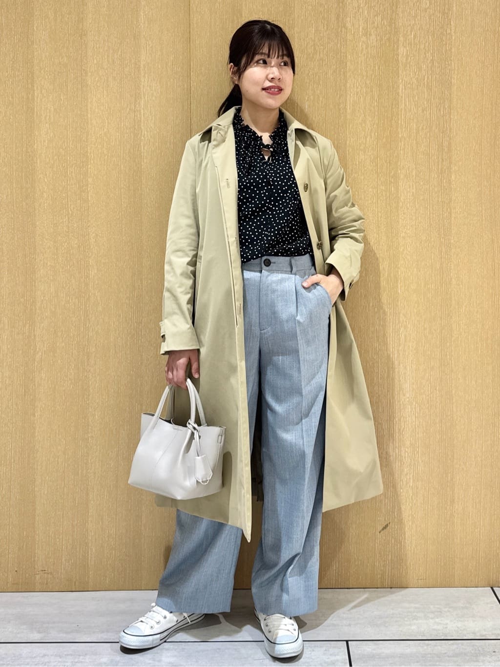 nanaさんの「UNTITLED｜◆【はっ水/洗える】タスランステンカラーコート」を使ったコーディネート