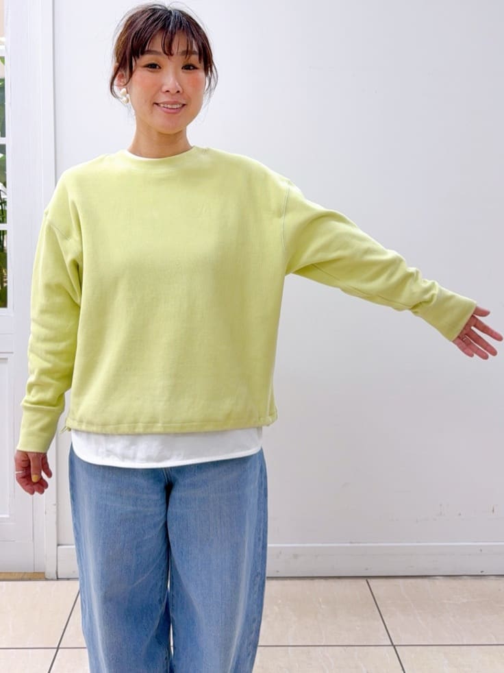 Osawaさんの「Dessin｜【前後2WAY/洗える】ドロストリブカットソー」を使ったコーディネート