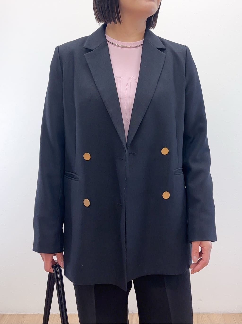 Takeさんの「OPAQUE.CLIP｜ロゴ刺繍裏毛トップス【洗濯機OK】」を使ったコーディネート