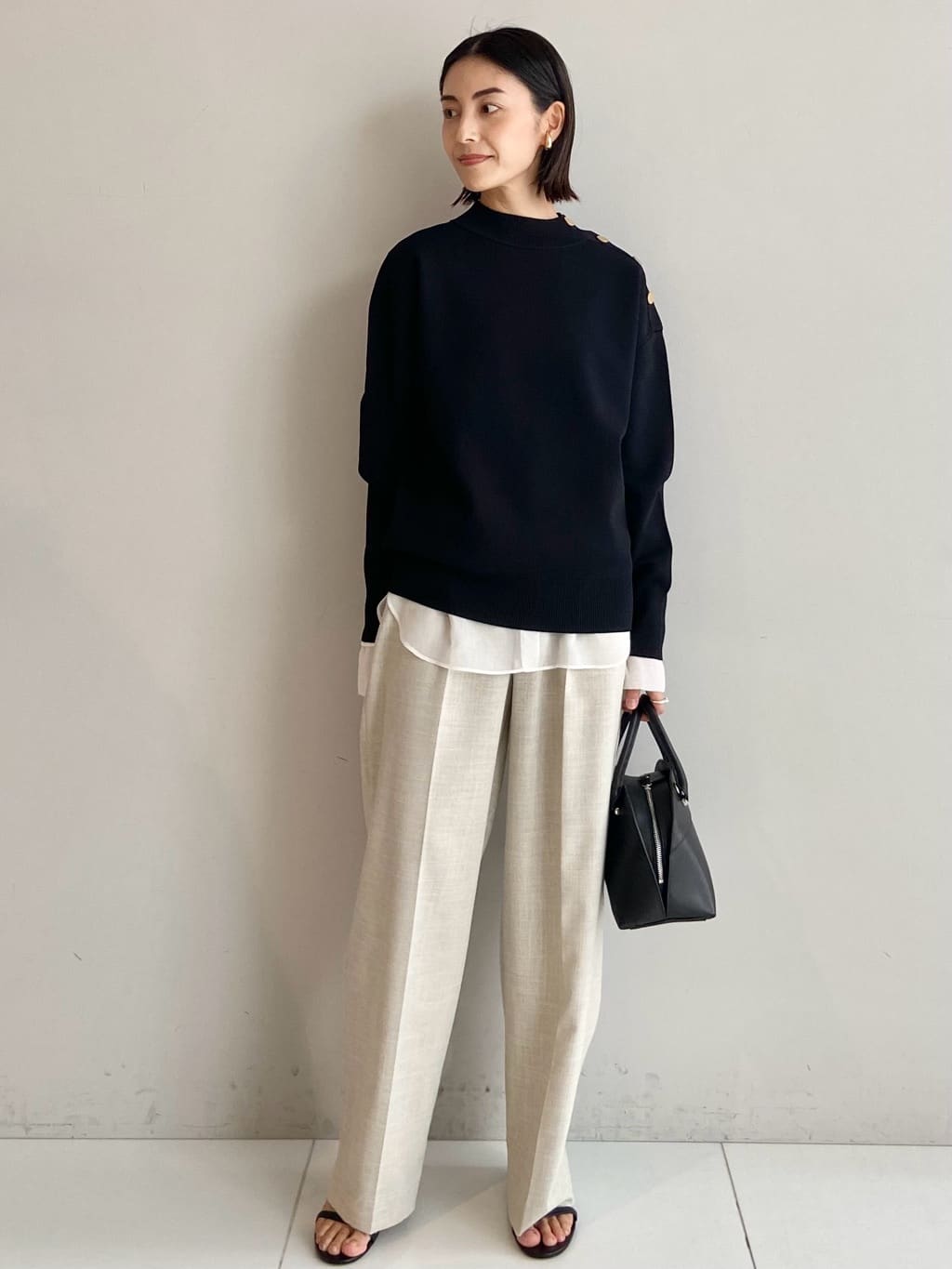 AYAさんの「UNTITLED｜【洗える】ミラノリブニット」を使ったコーディネート