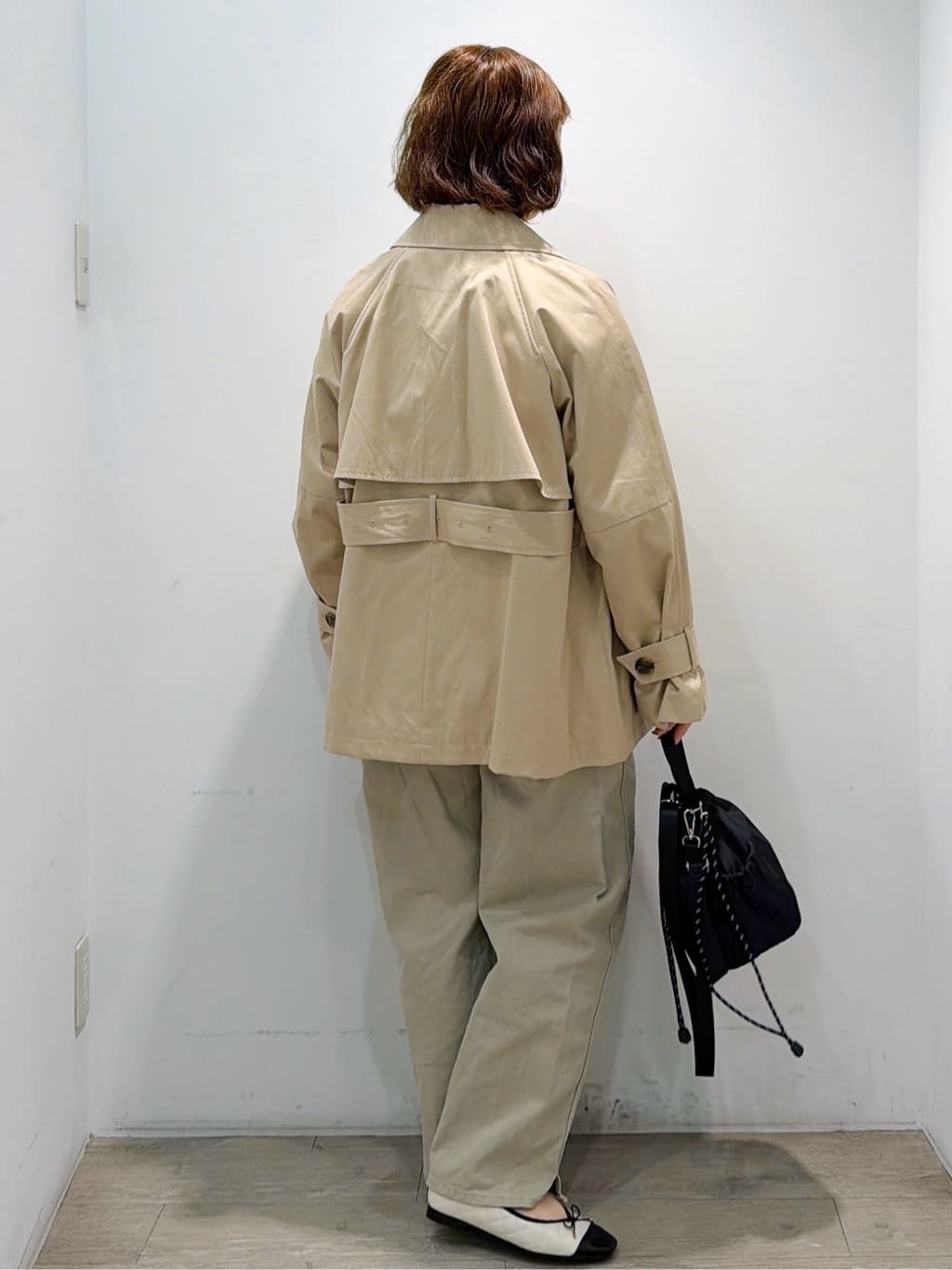 sumicaさんの「OPAQUE.CLIP｜スウェットライクショートニット【洗濯機OK】」を使ったコーディネート