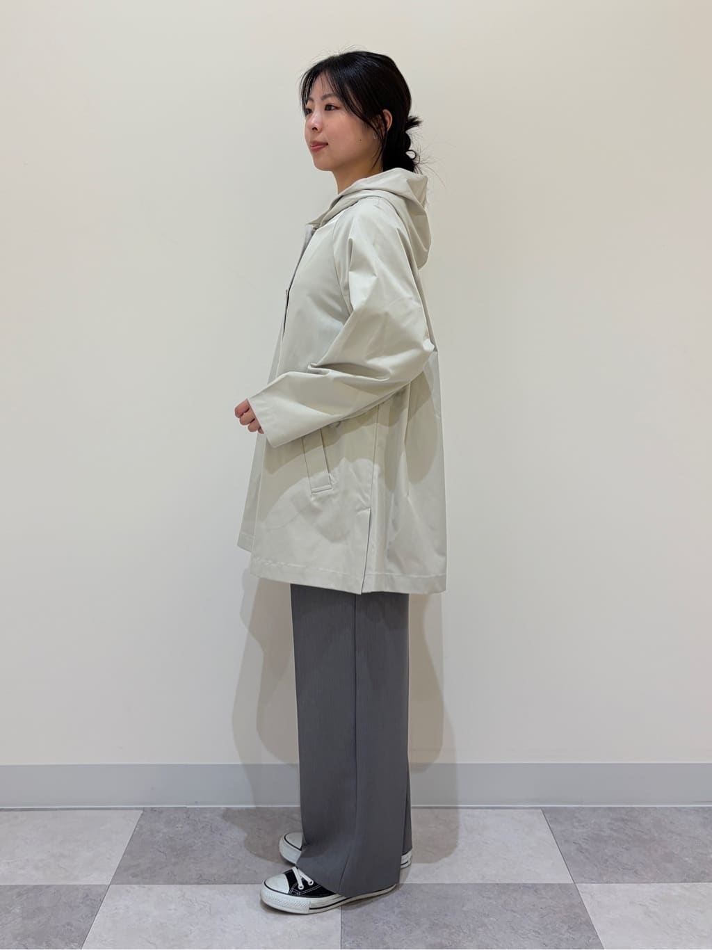 reinaさんの「Dessin｜【洗える】後ろボタンニットプルオーバー七分袖」を使ったコーディネート
