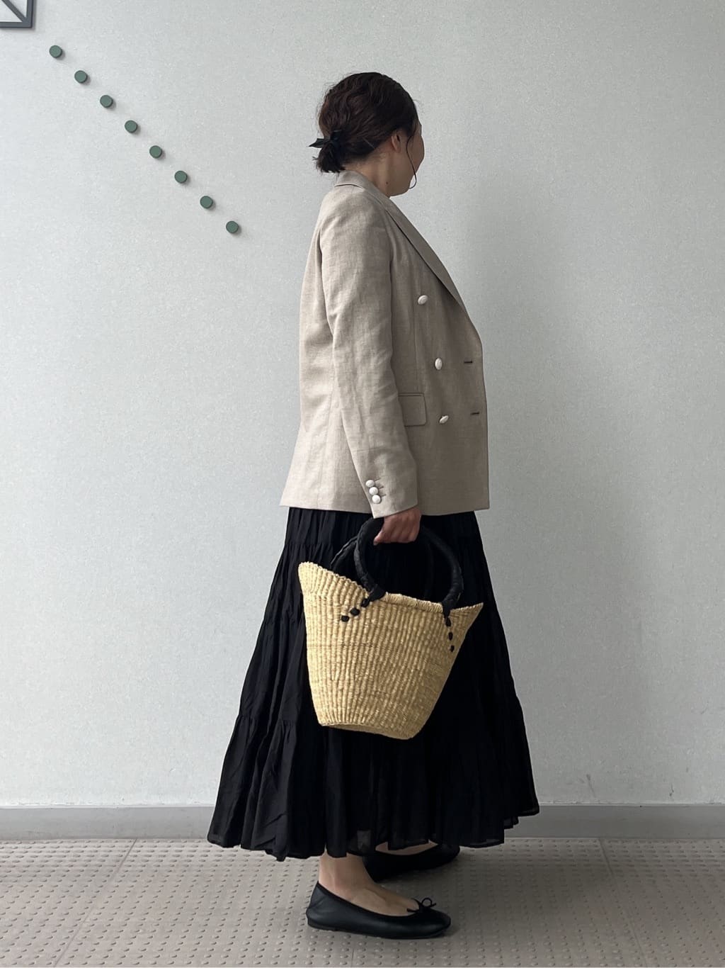 Soeさんの「DRESSTERIOR｜【セットアップ可】リネンブレンドダブルブレストジャケット」を使ったコーディネート
