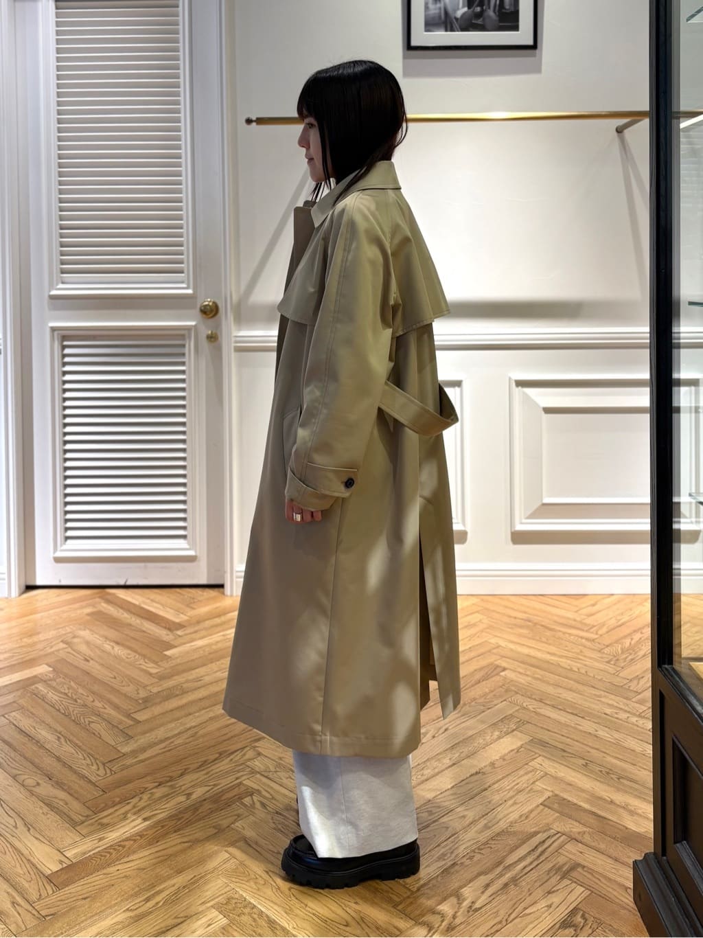 cocoさんの「DRESSTERIOR｜◆ウォッシャブル コットンカシミヤ コンビカーデ」を使ったコーディネート