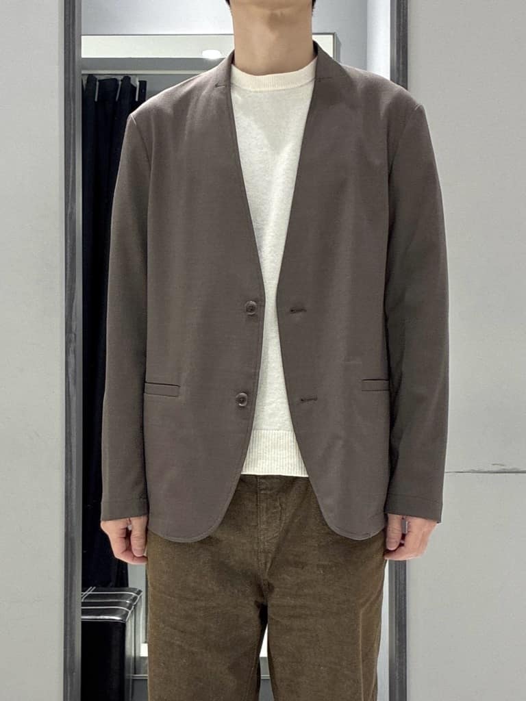 わいずみさんの「TAKEO KIKUCHI｜【Air Palette Knit】ワンポイント カラーニット プルオーバー」を使ったコーディネート