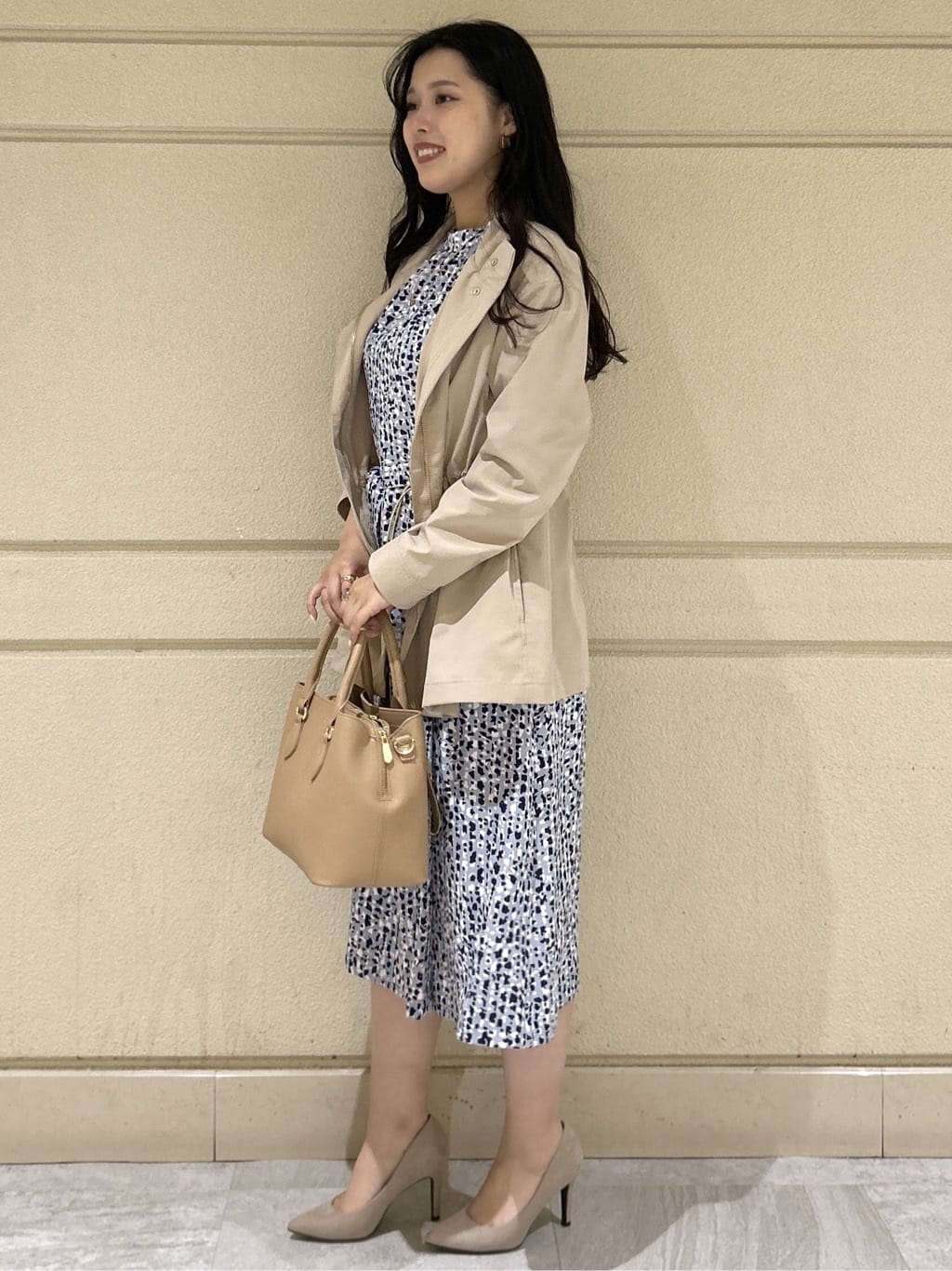Momokaさんの「COUP DE CHANCE｜【手洗い可／軽量/フードなし】スタンド衿ブルゾン」を使ったコーディネート