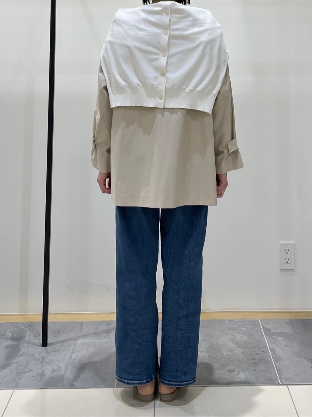 shihoさんの「INDIVI｜◆【洗える/6分袖】ボートネックブラウス」を使ったコーディネート