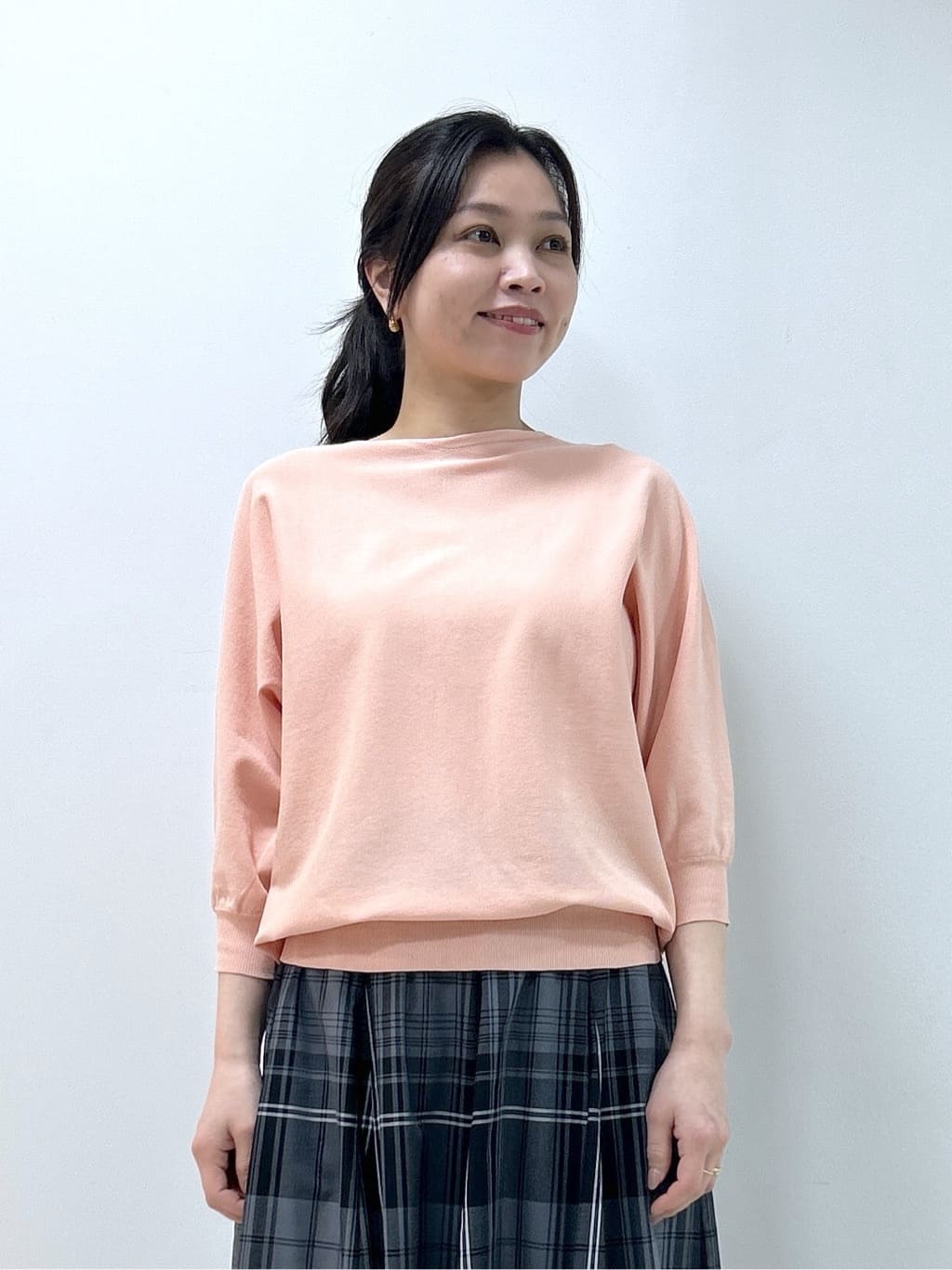 Kaiさんの「Dessin｜【洗える】後ろボタンニットプルオーバー七分袖」を使ったコーディネート