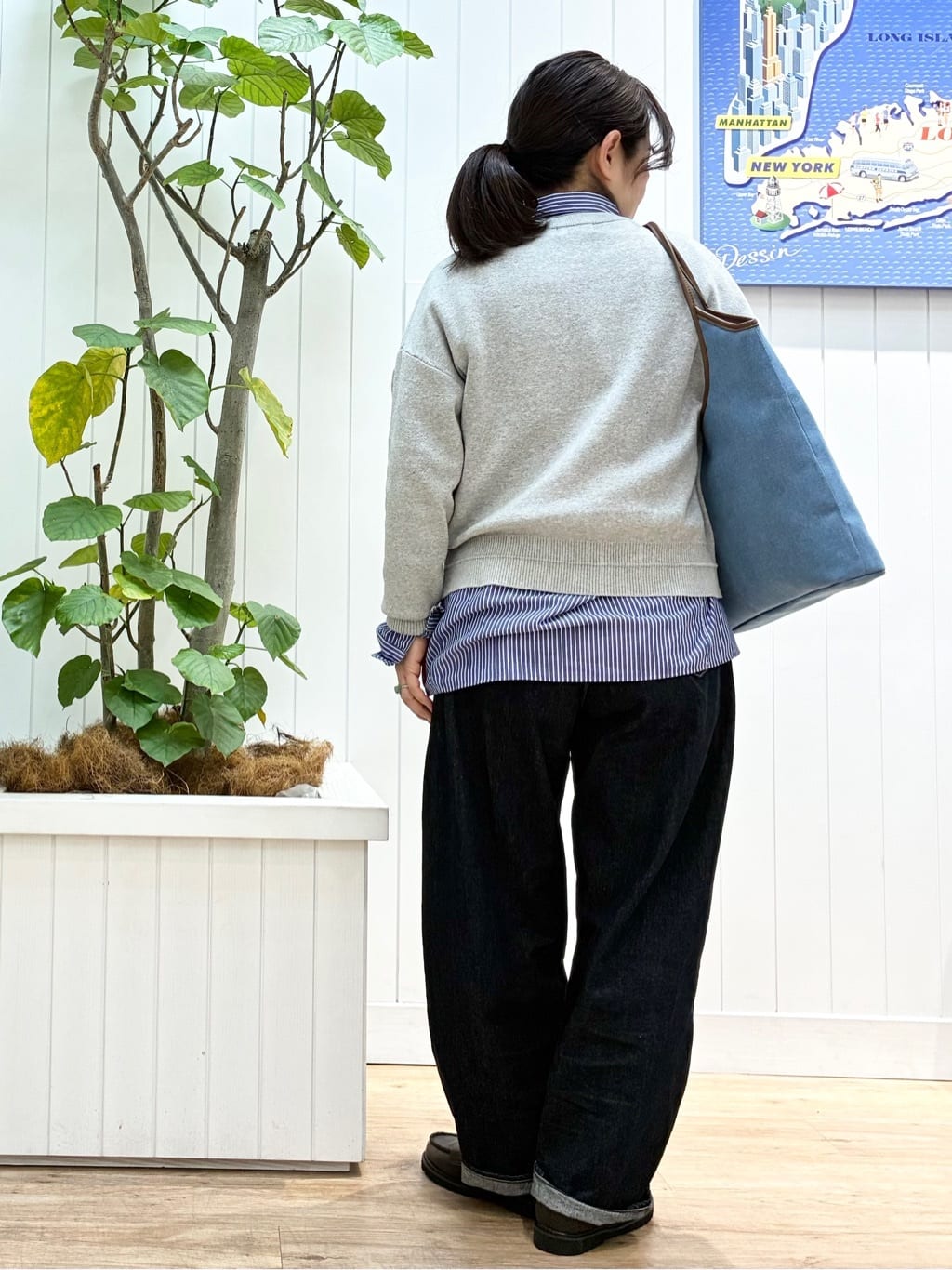 msatoさんの「Dessin｜【ユニセックス/洗える】ロゴ刺繍入りコットンジャカード」を使ったコーディネート