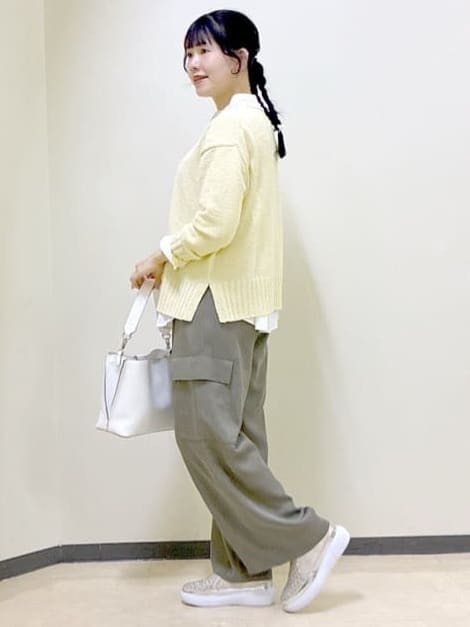  beni_gingerさんの「Reflect｜【レイヤードにおすすめ◎】ロング丈リラクシーニット」を使ったコーディネート