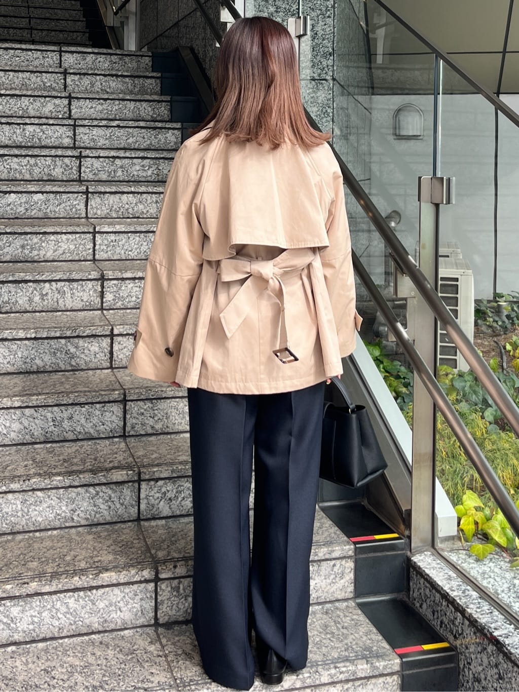 HANNAさんの「OPAQUE.CLIP｜ロゴプリントロングTシャツ【洗濯機OK】」を使ったコーディネート