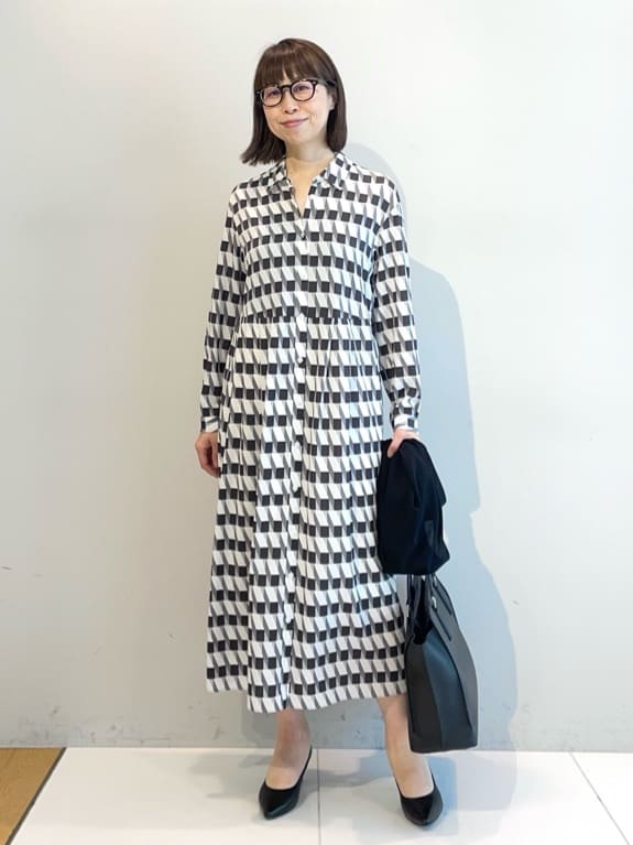 murayamaさんの「INDIVI｜【洗える／上品】きれいめ着流しカーディガンニット」を使ったコーディネート