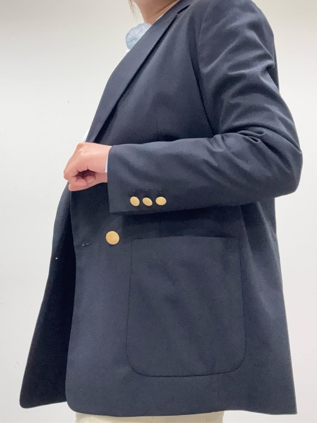 BUNさんの「DRESSTERIOR｜コンフォート ダブルブレザー」を使ったコーディネート