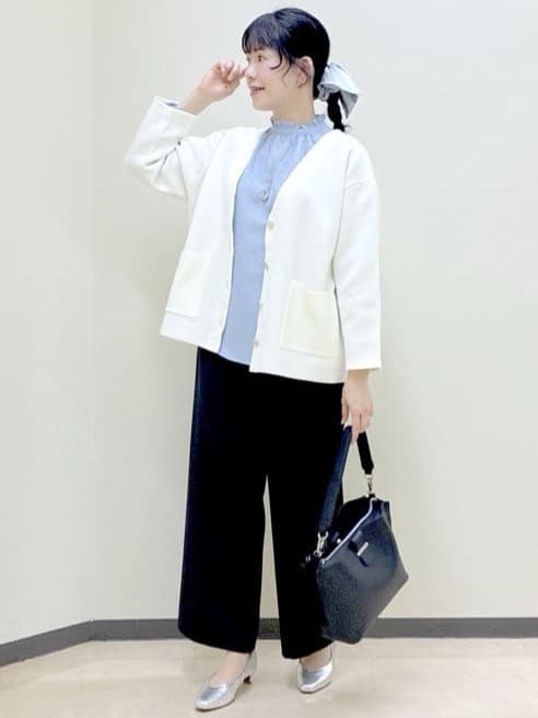  beni_gingerさんの「Reflect｜【着回し力◎】ジャケット風ニットカーディガン」を使ったコーディネート