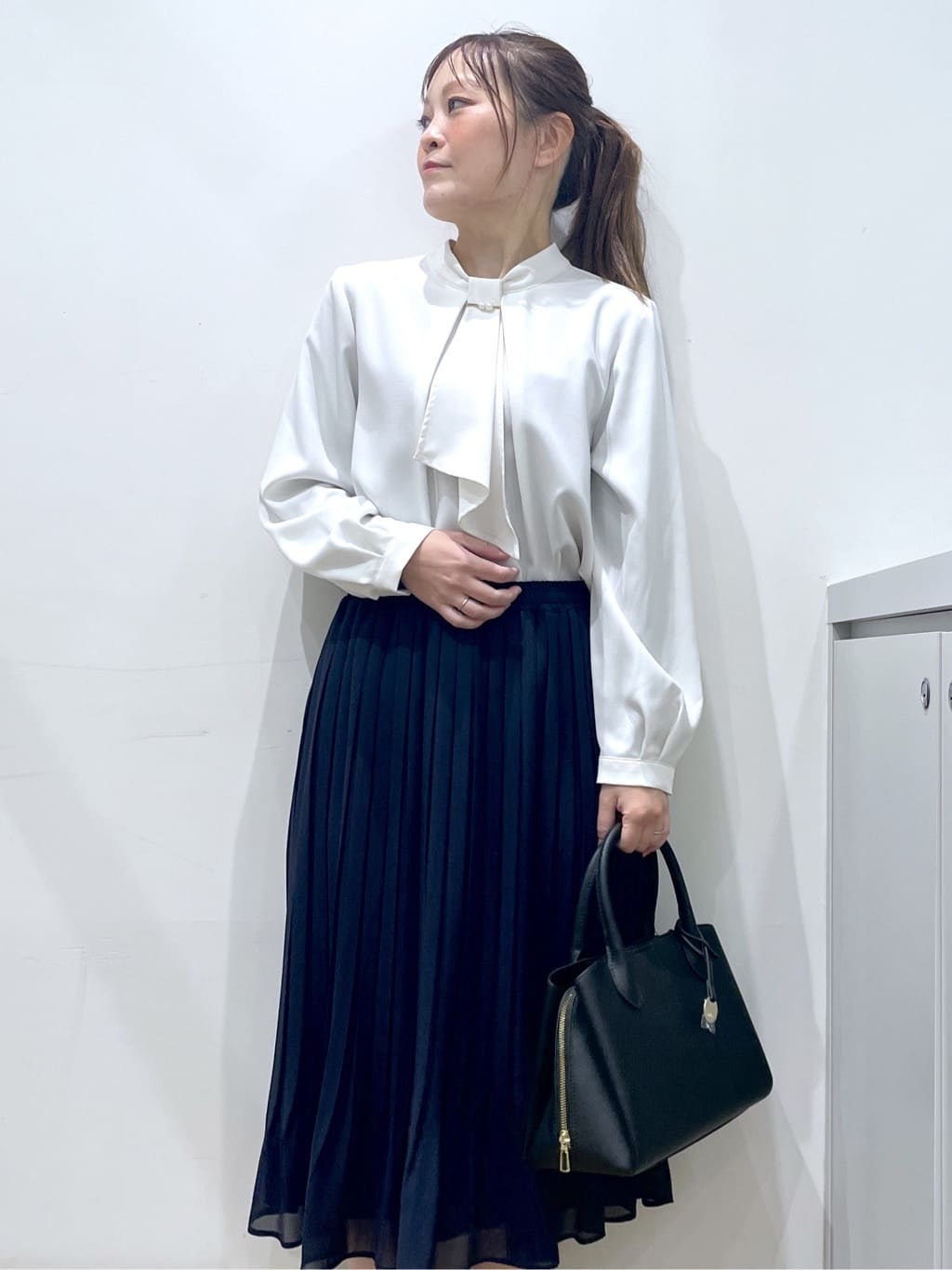 Junさんの「index｜ファンシーツイードノーカラージャケット【洗える】」を使ったコーディネート