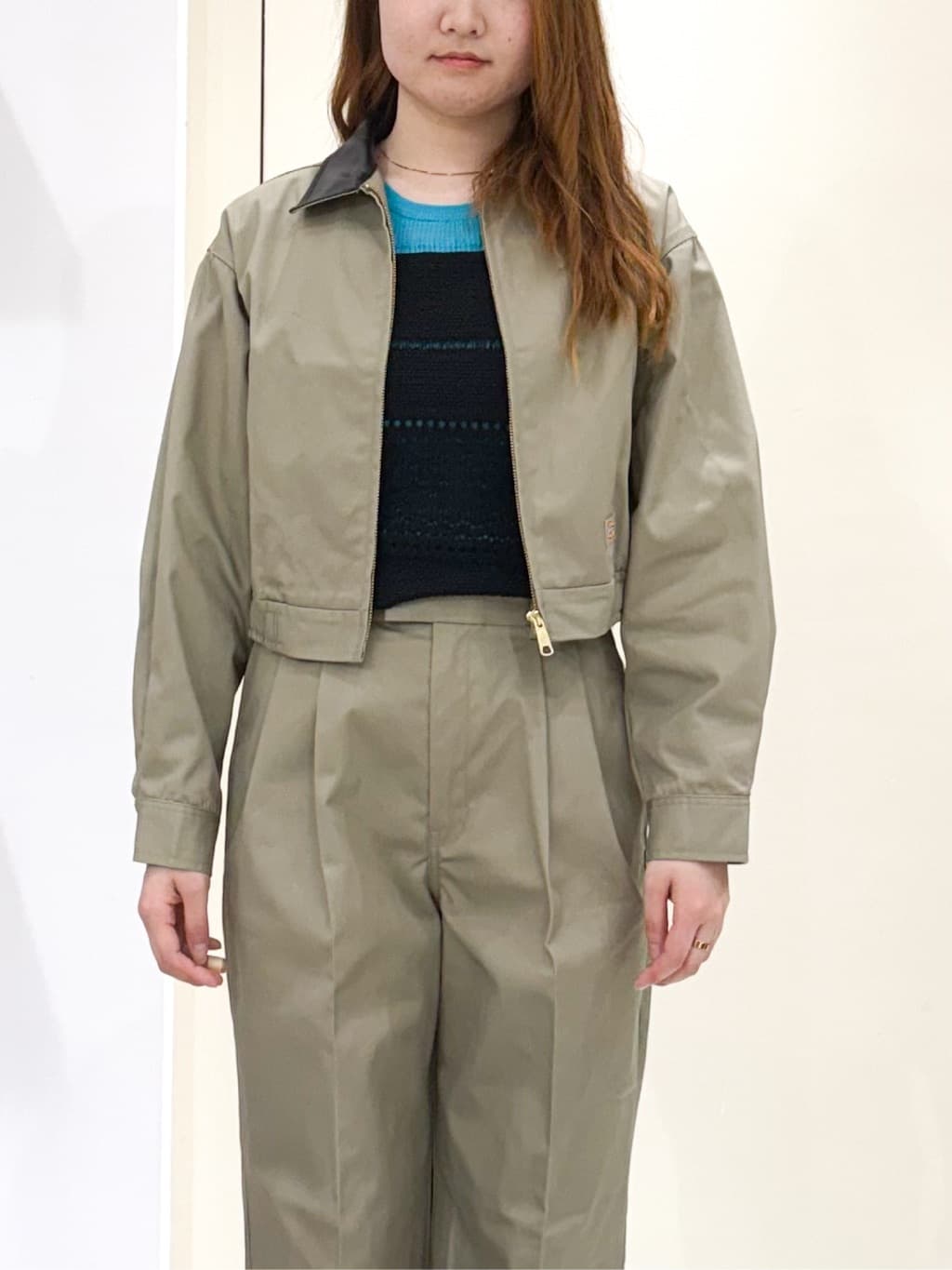 sayaさんの「OPAQUE.CLIP｜【Dickies(R)&times;OPAQUE.CLIP】ステンカラーブルゾン」を使ったコーディネート