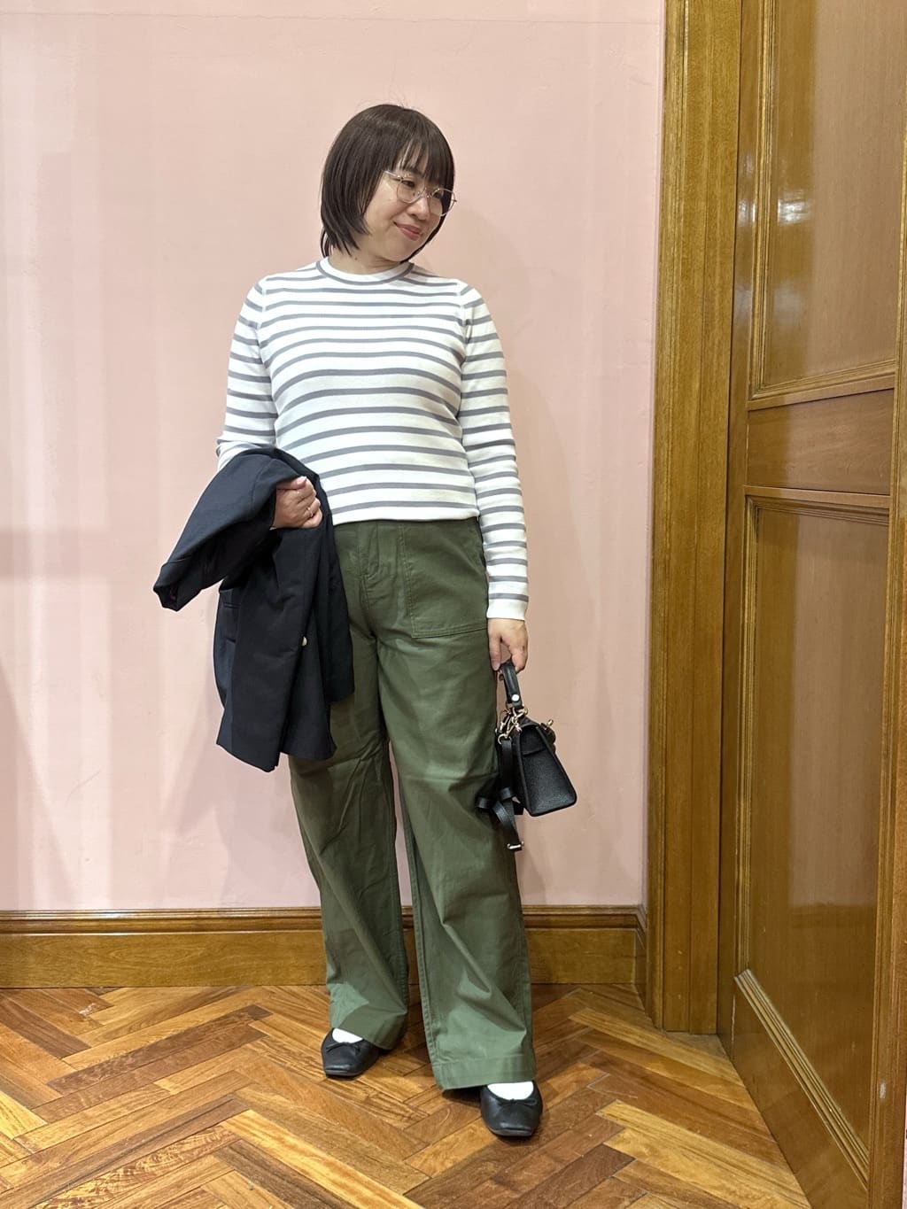 komatsuさんの「DRESSTERIOR｜【セットアップ可】リネンブレンドダブルブレストジャケット」を使ったコーディネート