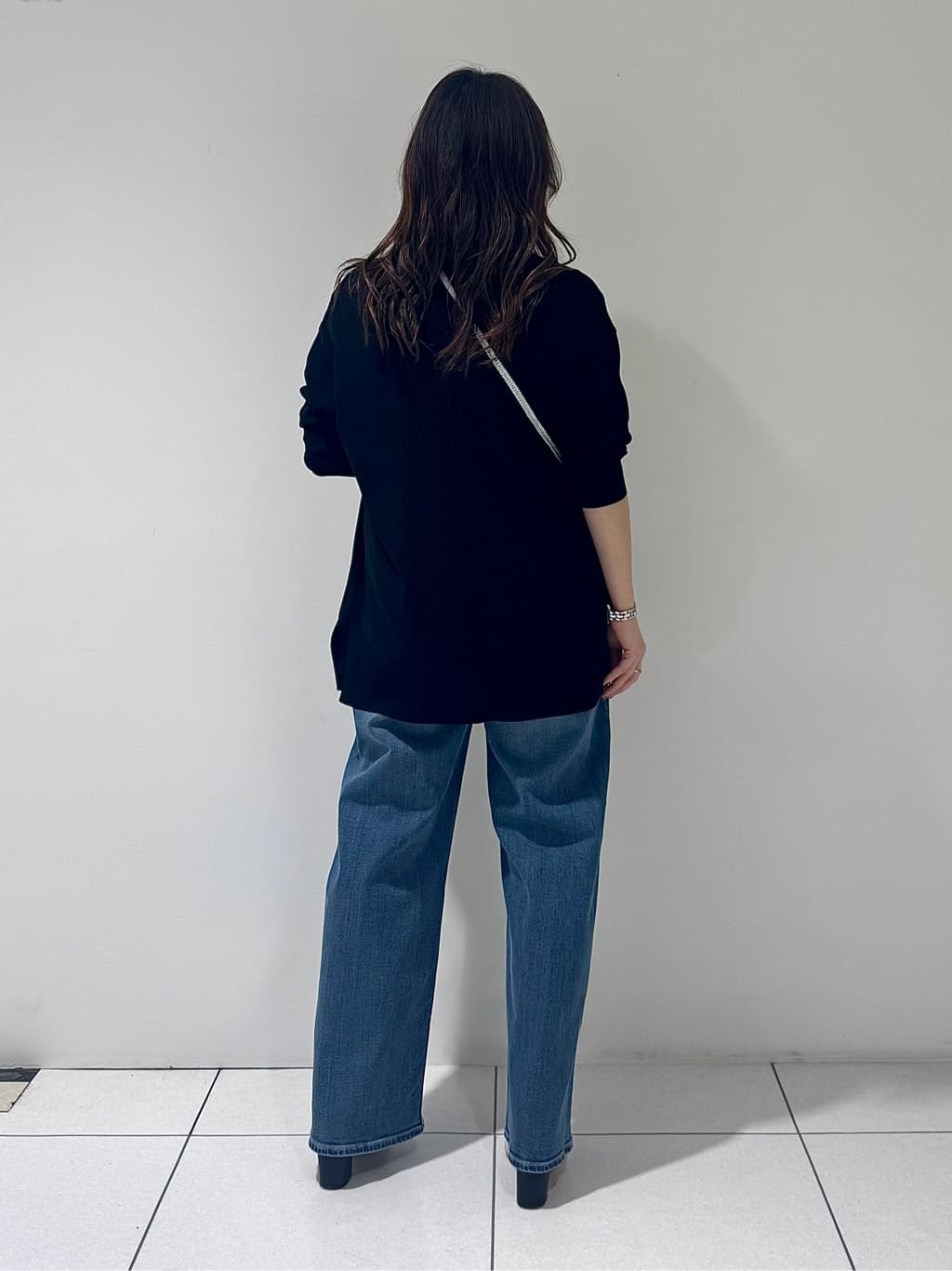 そんさんの「INDIVI｜【洗える／上品】きれいめ着流しカーディガンニット」を使ったコーディネート