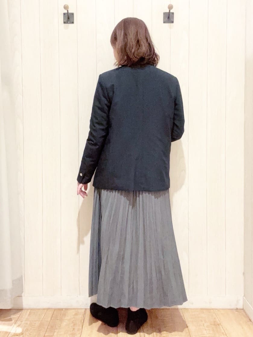 あいこさんの「SHOO･LA･RUE｜【セットアップ可/S-LL/洗濯機可】マニッシュに決まる ダブルブレストジャケット」を使ったコーディネート
