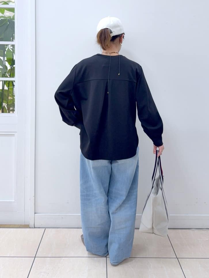 Osawaさんの「Dessin｜【体型カバー/レイヤード/洗える】ジョーゼットプルオーバーブラウス」を使ったコーディネート
