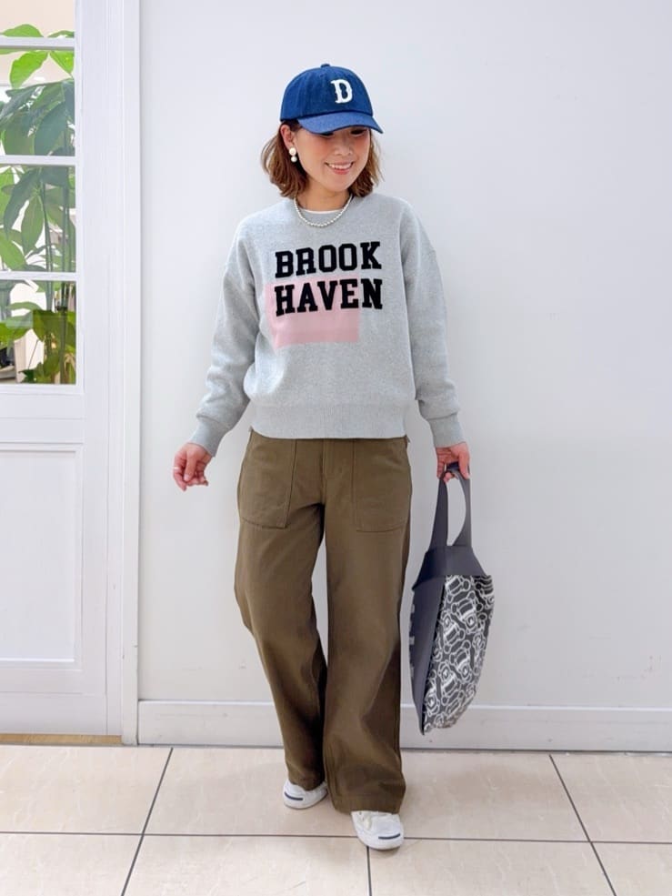 Osawaさんの「Dessin｜【ユニセックス／リンクコーデ】  ロゴ刺繍キャップ」を使ったコーディネート