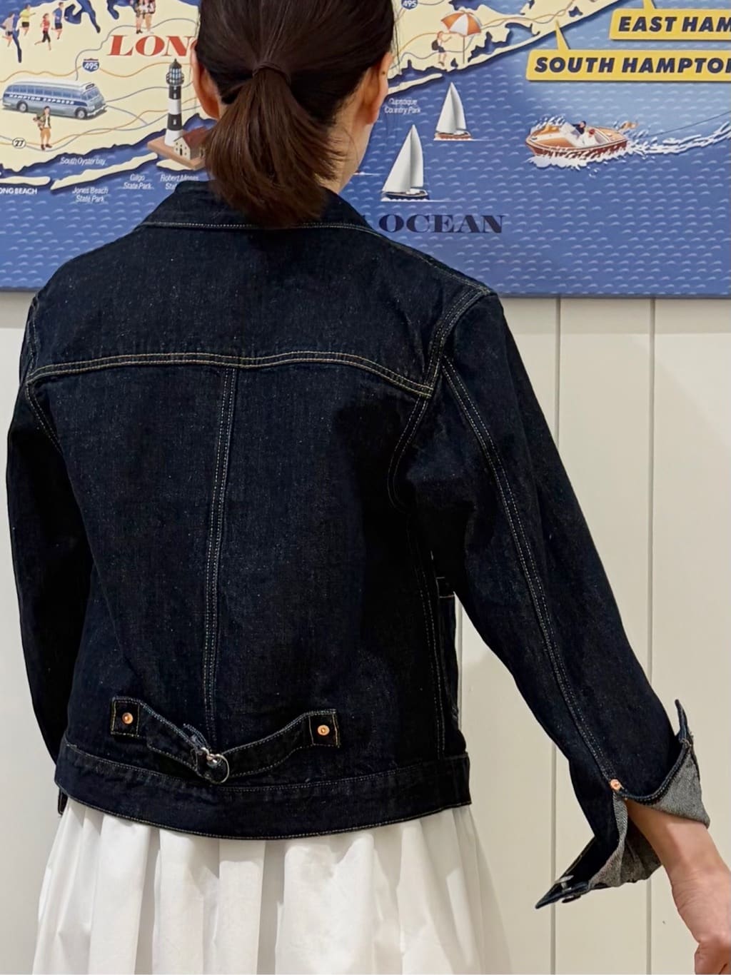 uwatokoさんの「Dessin｜【ユニセックス/2WAY】リバーシブルデニムジャケット」を使ったコーディネート