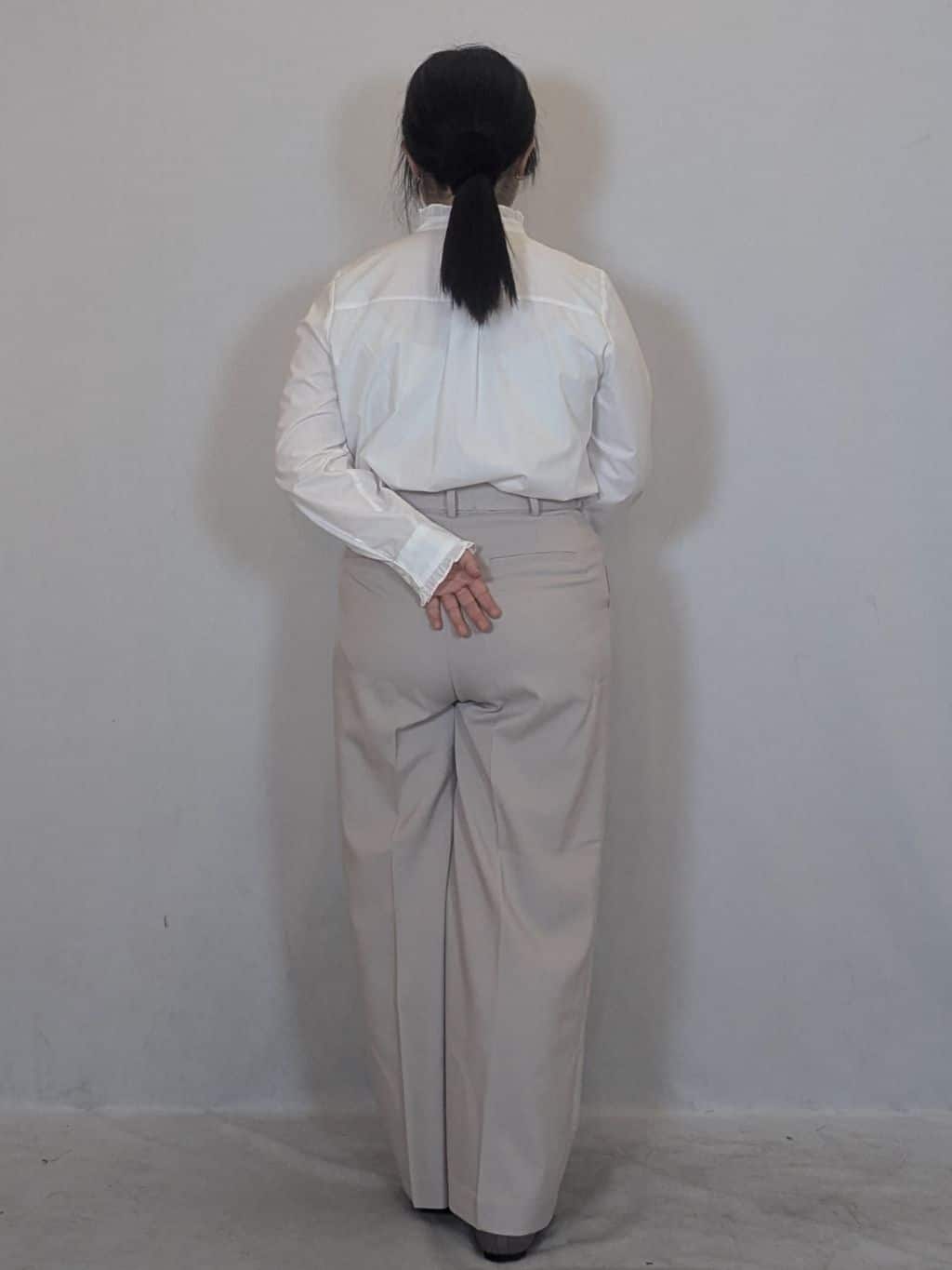 Nonさんの「index｜【吸水速乾】ストレッチワイドストレートパンツ／セットアップ対応《洗濯機OK》」を使ったコーディネート