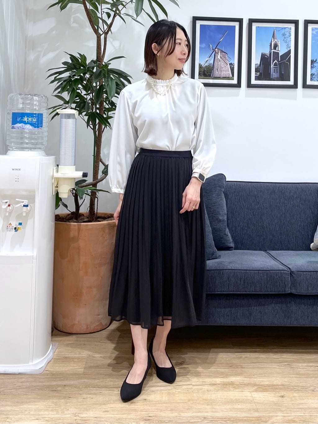 canaさんの「Dessin｜【通勤/セットアップ可能】ソフトボンディングジャケット」を使ったコーディネート