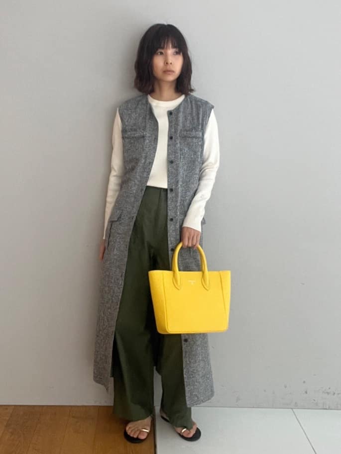 misaさんの「DRESSTERIOR｜◆【ウォッシャブル】コットンフルニードルニット」を使ったコーディネート