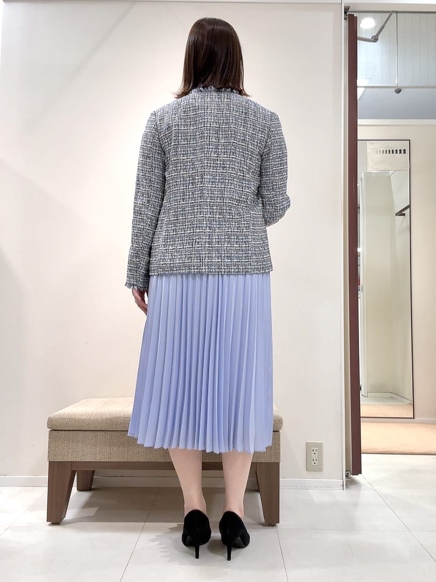 YUIさんの「UNTITLED｜【仕事着/スーツ】ファンシーツイード ジャケット」を使ったコーディネート
