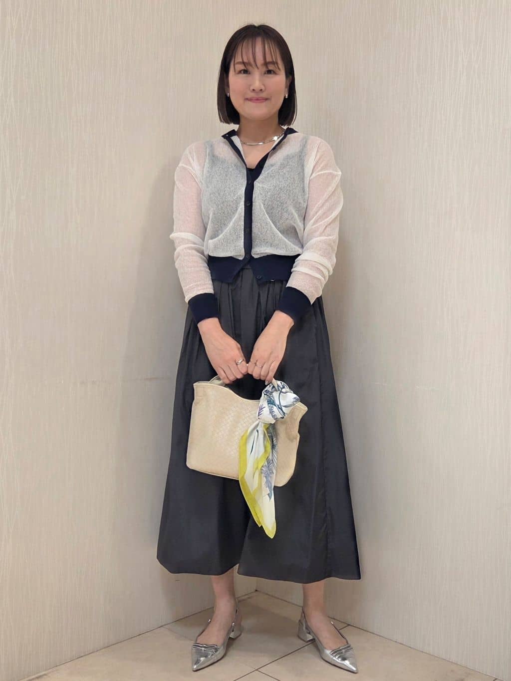 naokoさんの「UNTITLED｜◆【セットアップ可/はっ水】シャイニータイプライターブルゾン」を使ったコーディネート