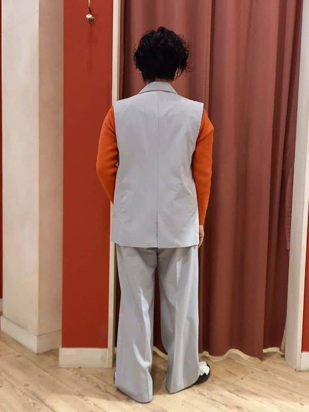 cameさんの「SHOO･LA･RUE｜【セットアップ可/S-LL/洗濯機可】サッと羽織ってこなれ見え ダブルブレストジレ」を使ったコーディネート