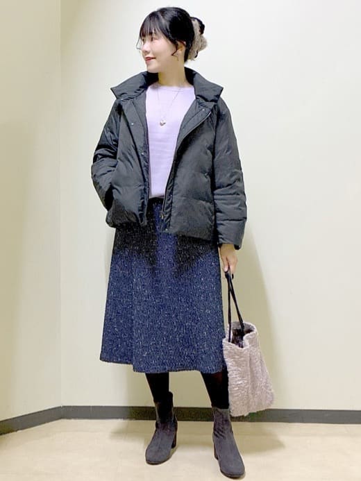  beni_gingerさんの「Reflect｜【すっきりシルエット】ショート丈ダウンコート」を使ったコーディネート