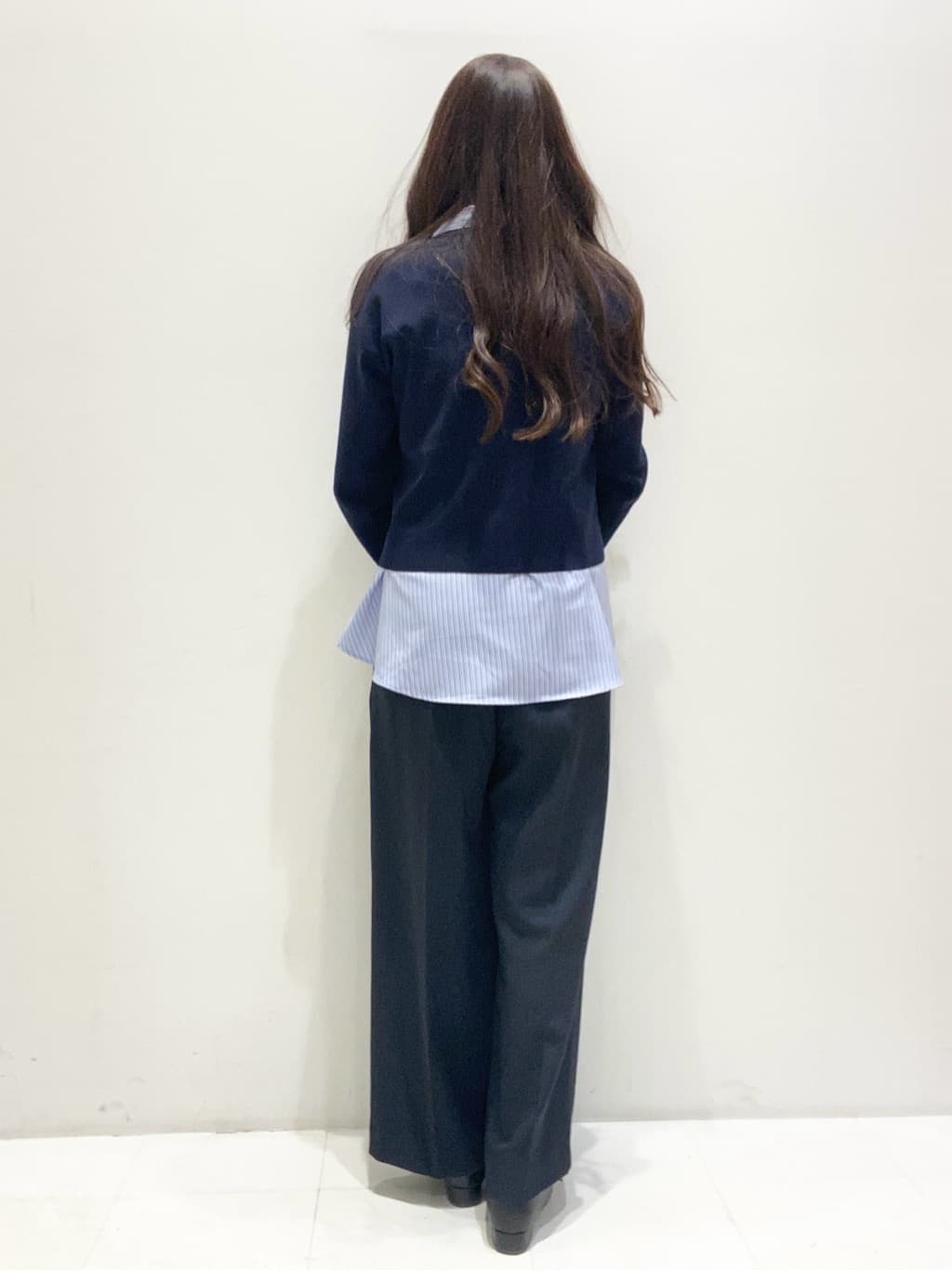 みほりんさんの「grove｜【マシンウォッシュ/防シワ/S-3L】着回しできるカセット服ワイドパンツ」を使ったコーディネート