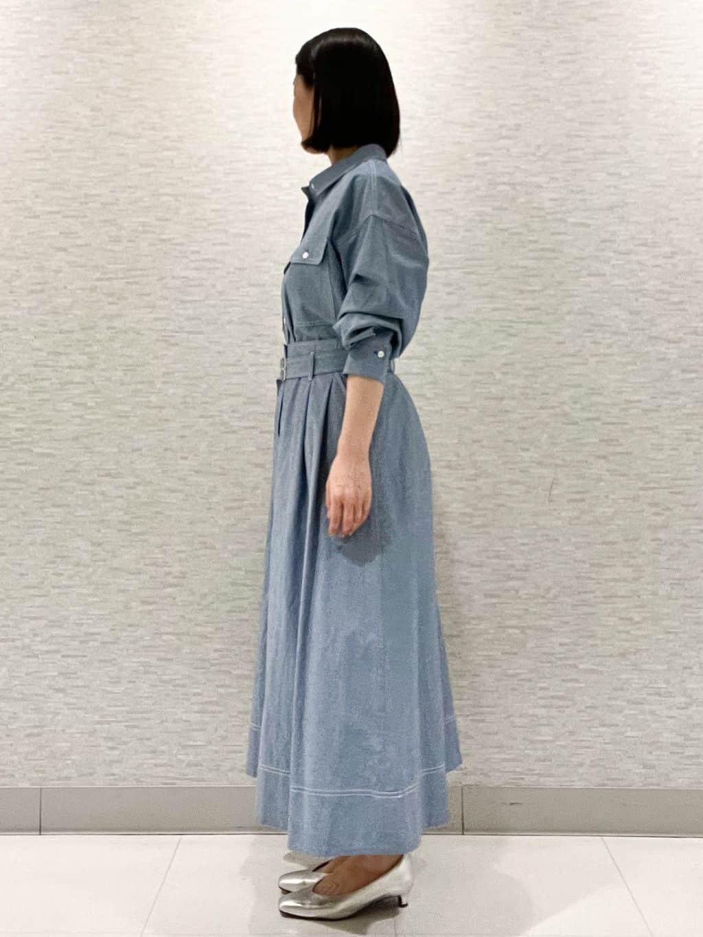 marikoさんの「Reflect｜【羽織にも◎】ダンガリーシャツ」を使ったコーディネート