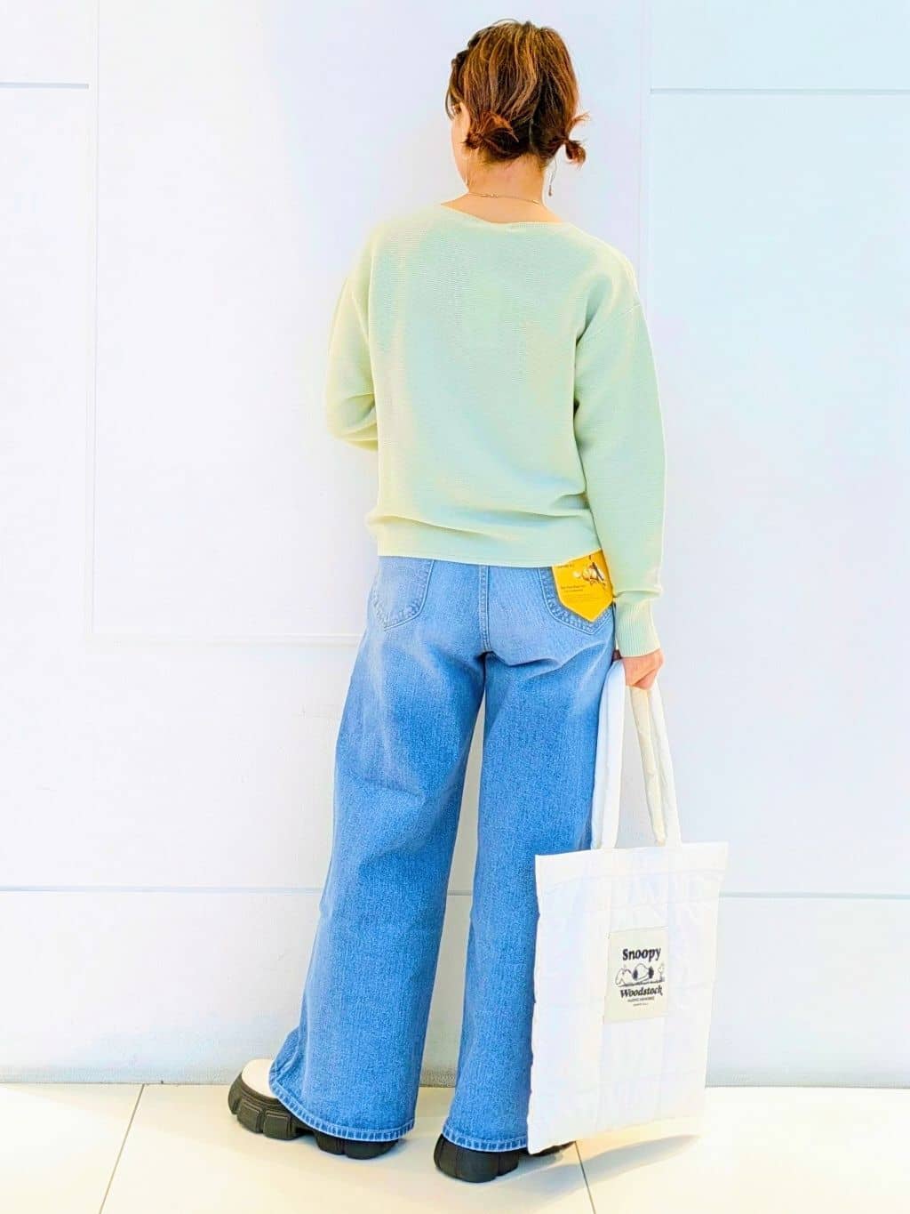 4410さんの「THE SHOP TK｜【S-XLサイズ/選べる6色】どこから見ても美しい ガーターニット/洗濯機OK」を使ったコーディネート