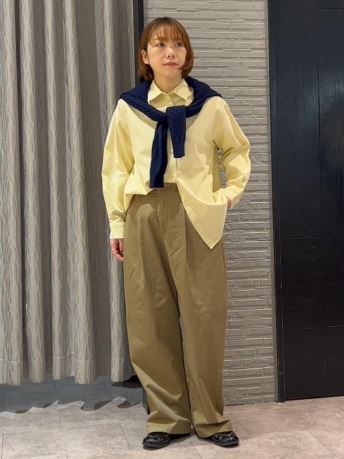 ga_riさんの「THE SHOP TK｜【POLO BCS 別注】ケーブルカーディガン」を使ったコーディネート