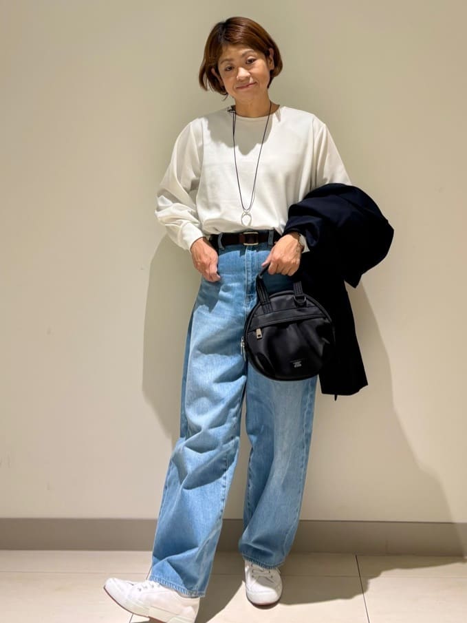 Haruさんの「Dessin｜ダブルジャケット」を使ったコーディネート