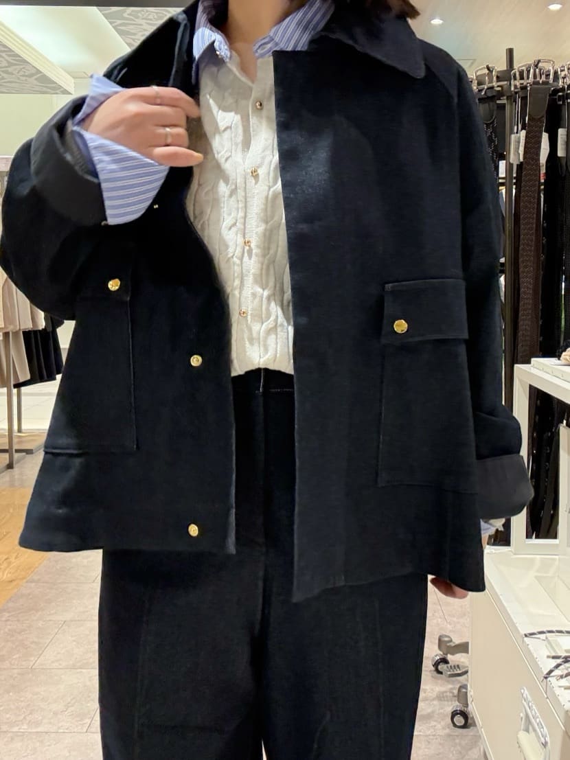 chさんの「THE SHOP TK｜大人かっこいい 軽やかデニム＆チノブルゾン」を使ったコーディネート