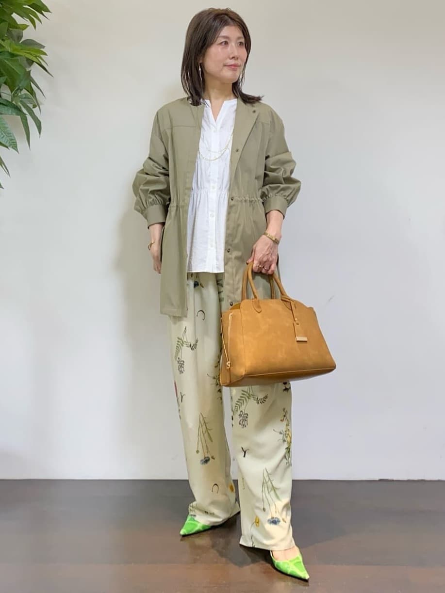 tomoさんの「UNTITLED｜◆【はっ水】ライトコットンミリタリーコート」を使ったコーディネート